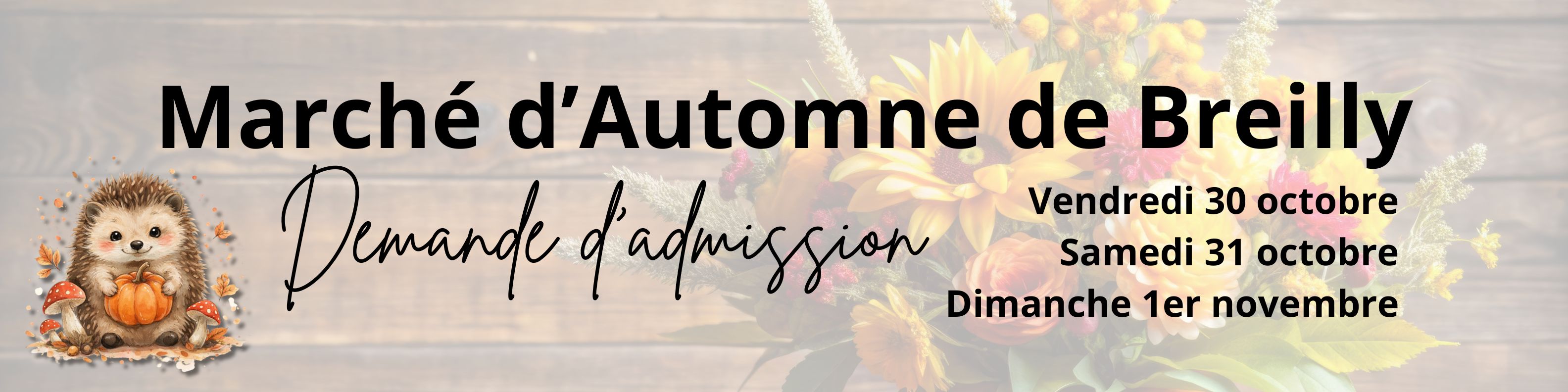 Marché d'automne