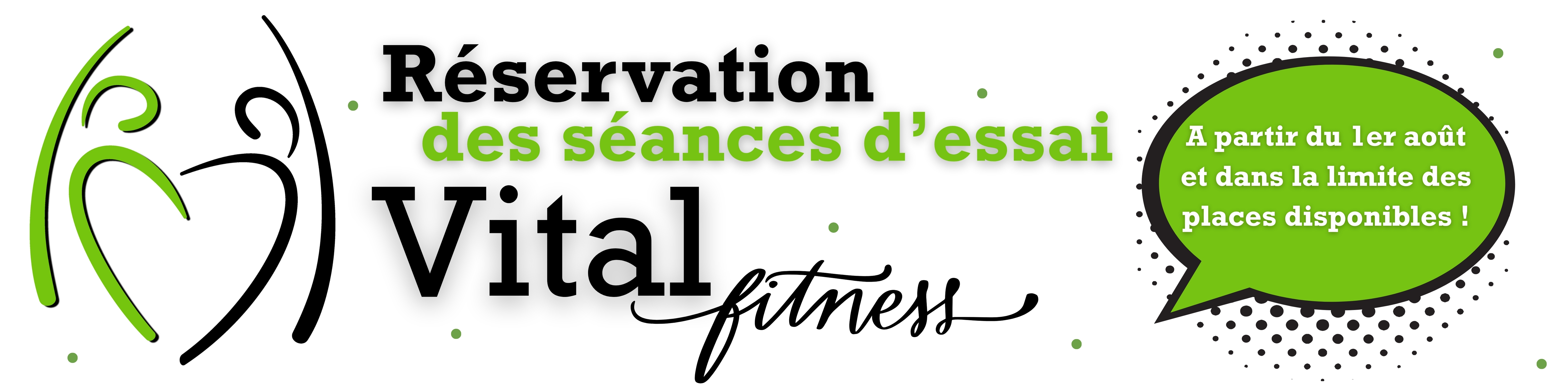 Réservation séances d'essai